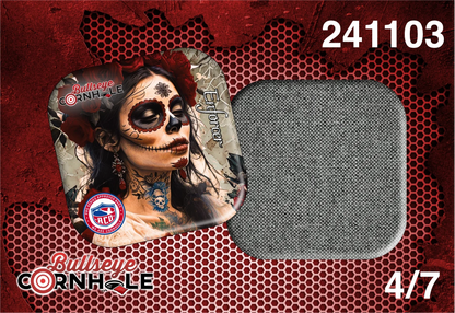 Day Of Dead design on Enforcer bag with Smoke slow side