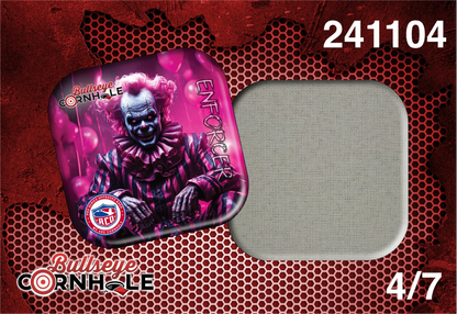 Creepy Clown design on Enforcer bag with Natural slow side