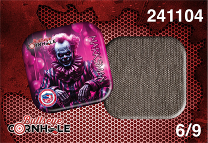 Creepy Clown design on Marksman bag with Brown slow side
