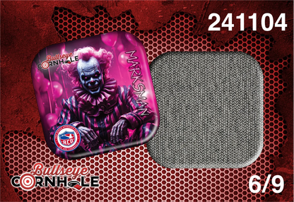 Creepy Clown design on Marksman bag with Grey slow side