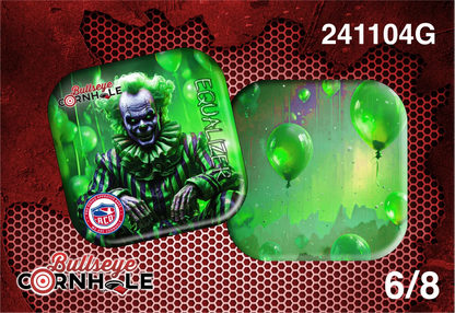 Creepy Clown Green design on Equalizer bag