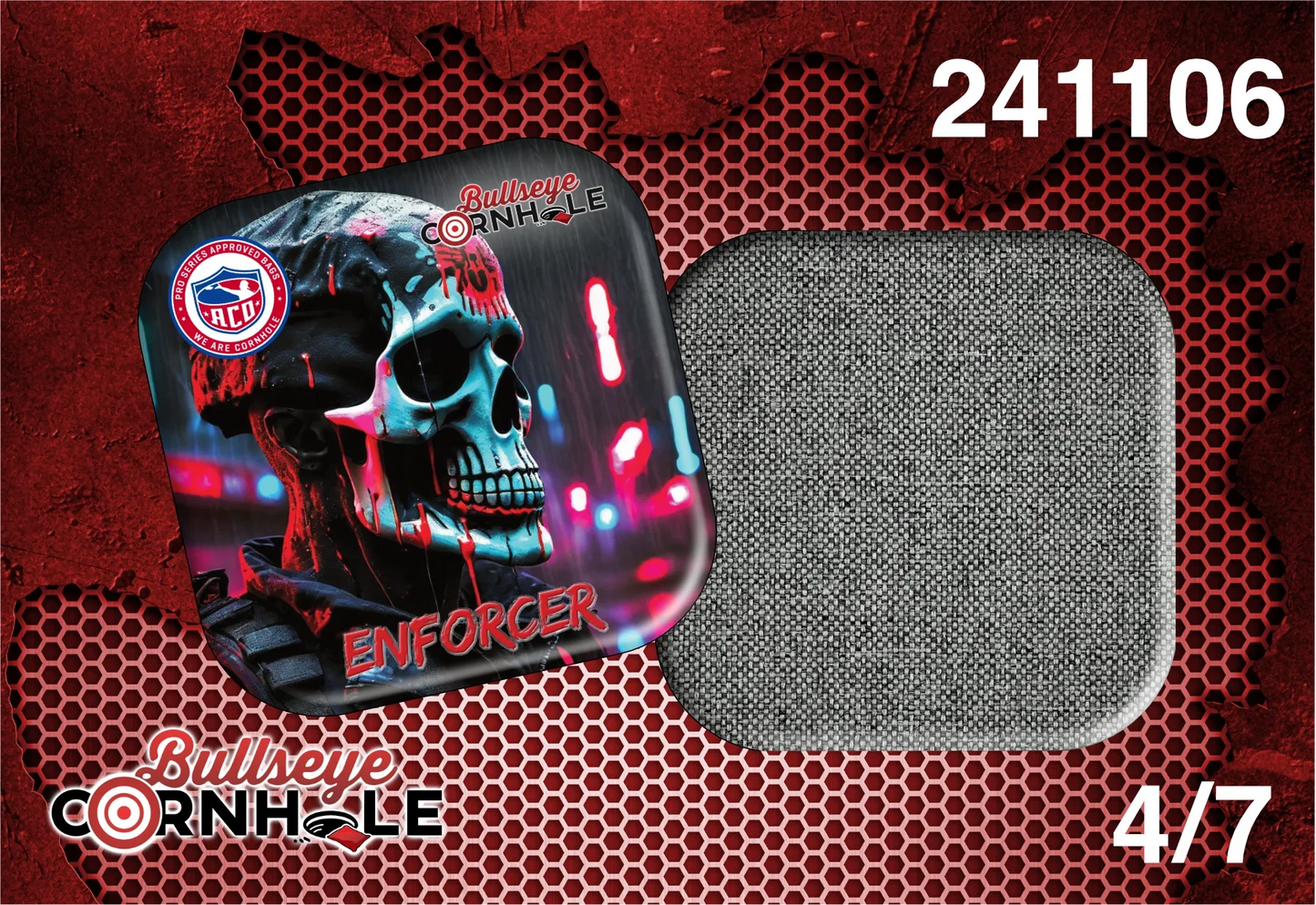 Skull Soldier design on Enforcer bag with Smoke slow side