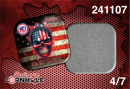 American Skull design on Enforcer bag with Platinum slow side