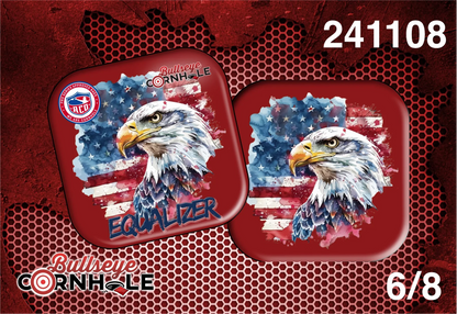 Bald Eagle design on Equalizer bag