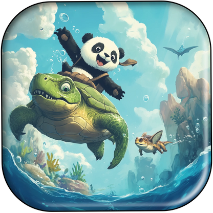 241201 - Panda Riding Turtle
