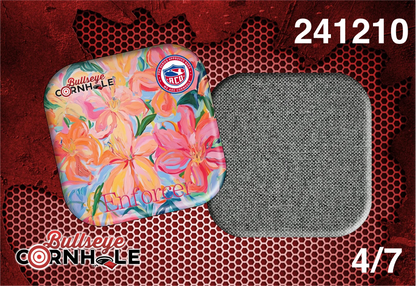 Pastel Flower Print design on Enforcer bag with Smoke slow side