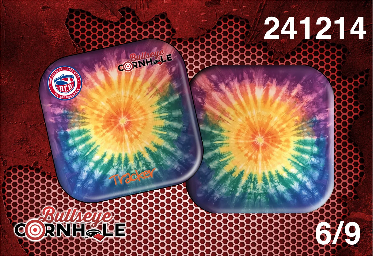 Tie Dye design on Tracker bag