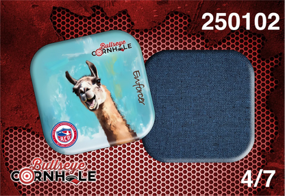 Silly Llama design on Enforcer bag with Denium slow side.