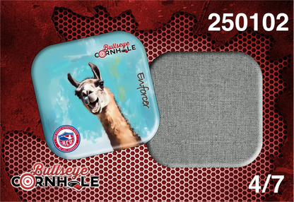 Silly Llama design on Enforcer bag with Platinum slow side
