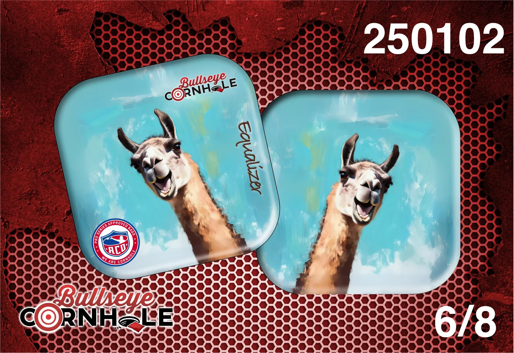 Silly Llama design on Equalizer bag