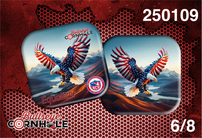 Stars Stripes Eagle design on Equalizer bag