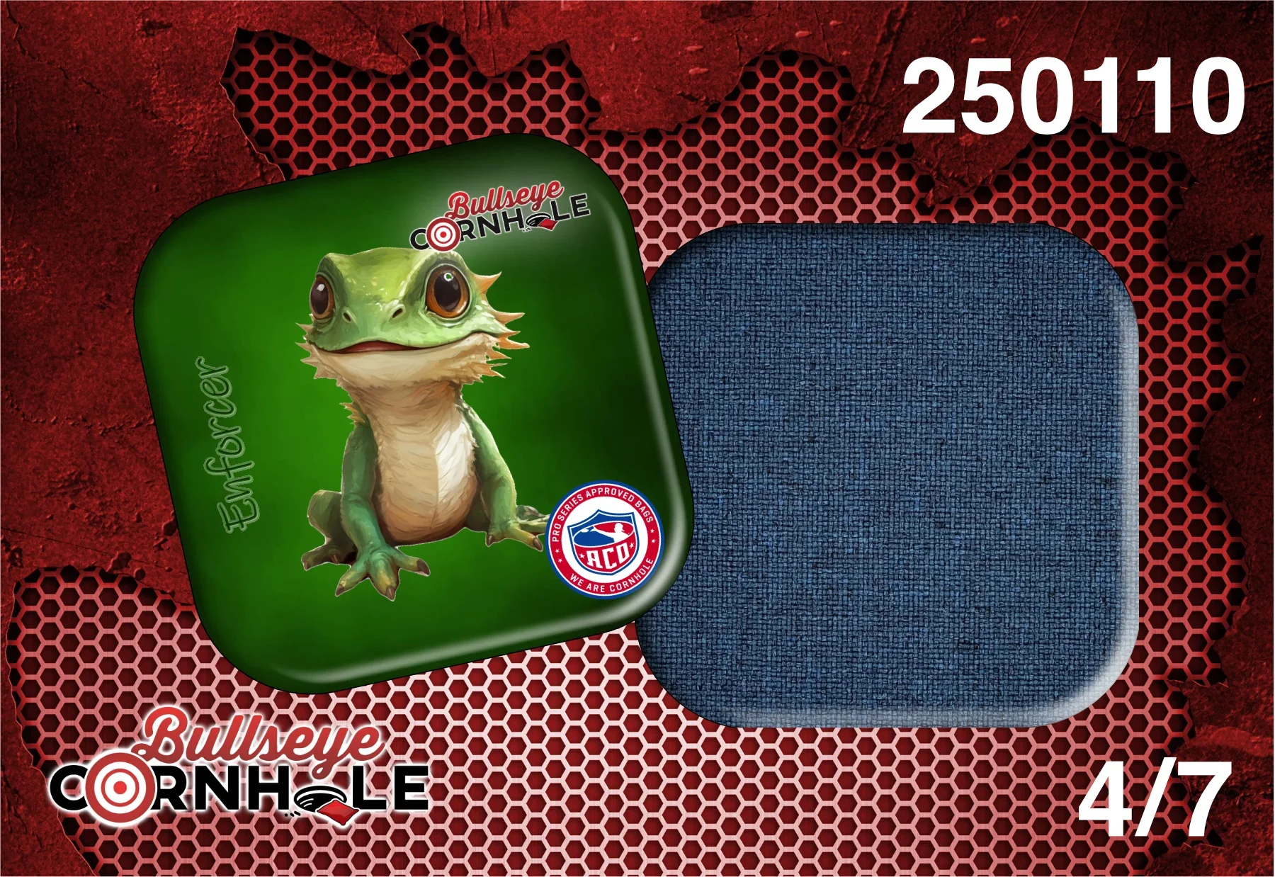 250110 - Green Lizard – Bullseye Cornhole