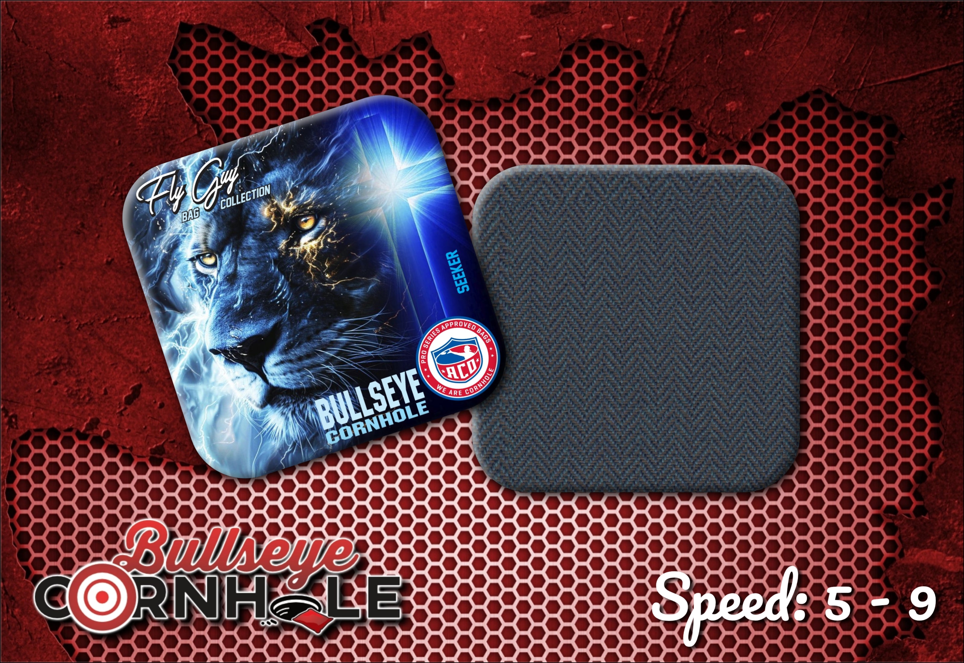 Fly Guy Blue Lion – Bullseye Cornhole