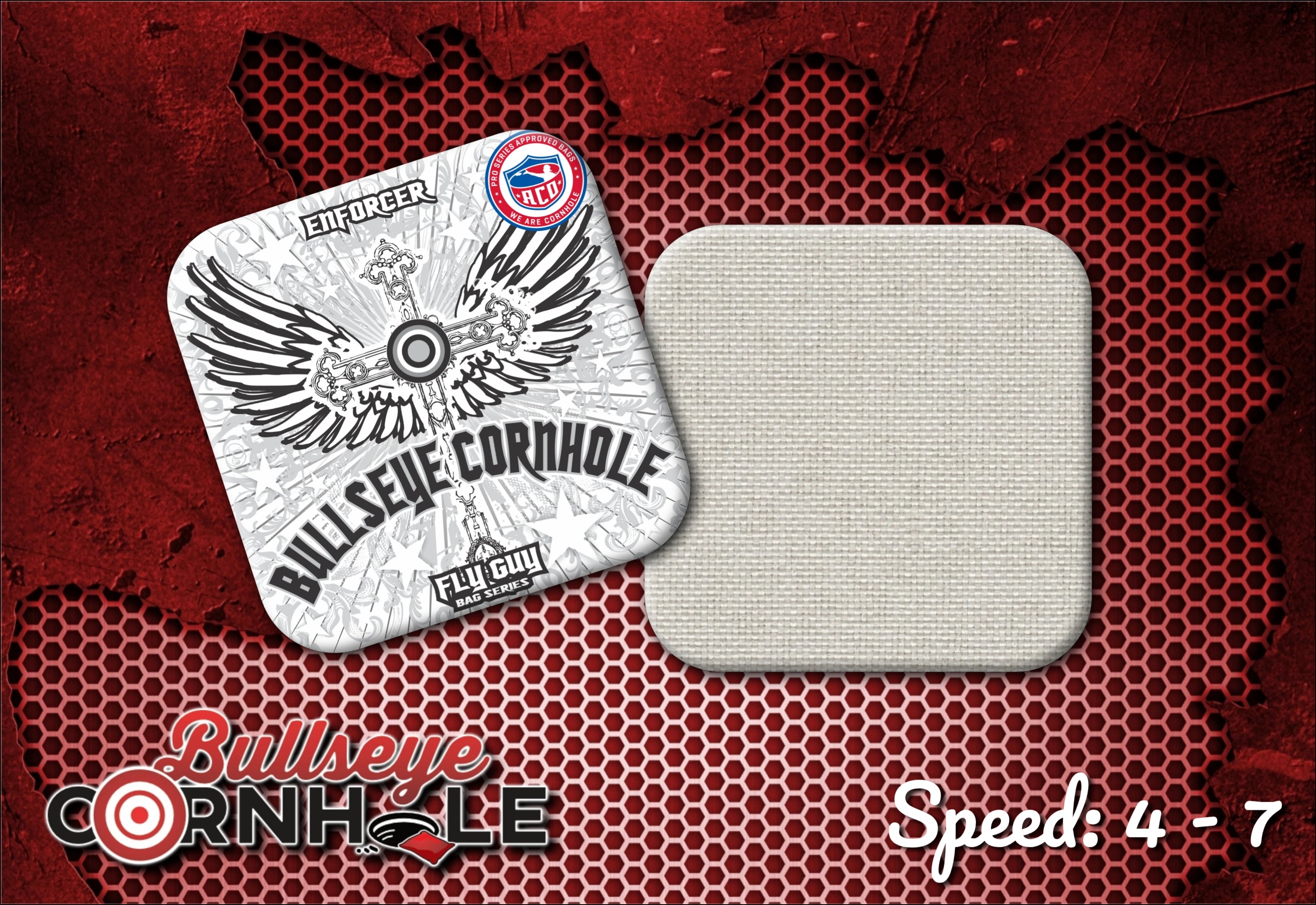 Fly Guy Winged Cross – Bullseye Cornhole