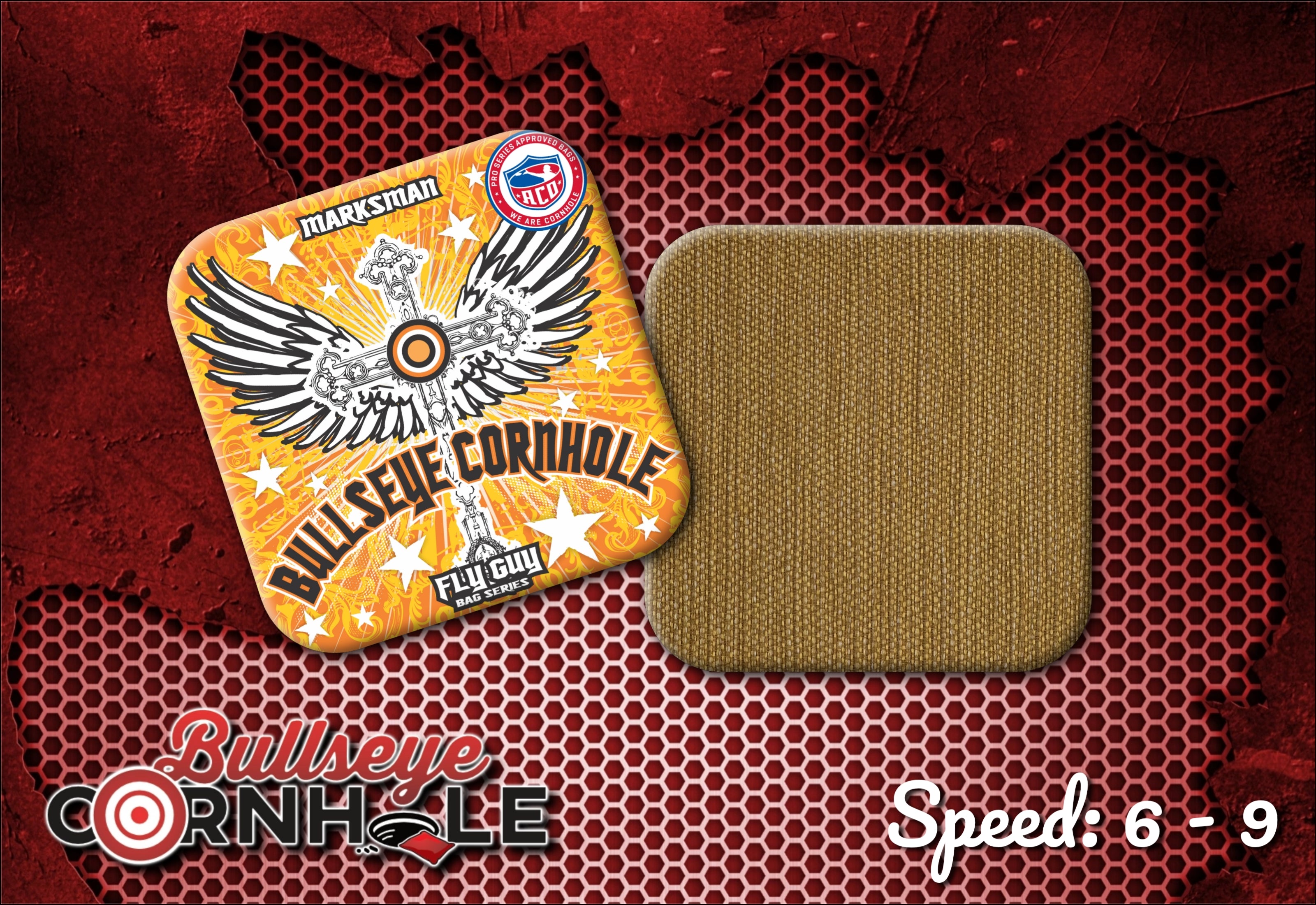 Fly Guy Winged Cross – Bullseye Cornhole